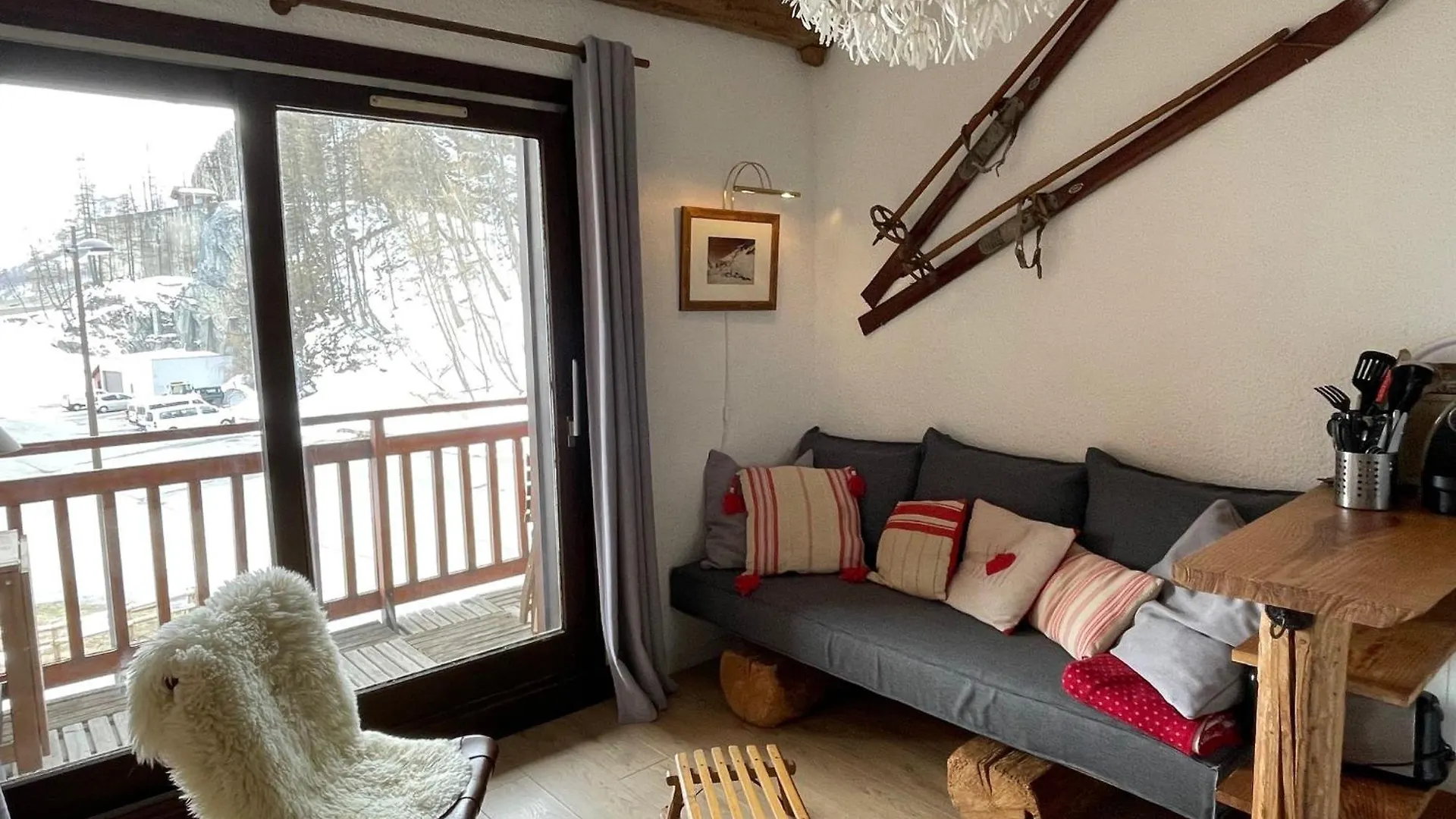 Apartment 2 Pieces Duplex, Skis Aux Pieds, Balcon Tignes